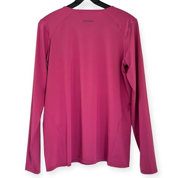 Patagonia Common Thread Pink Long Sleeve Pullover Stretch Top Size Large - Picture 2 of 5